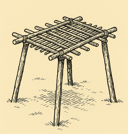 Froissartage – Faire une claie